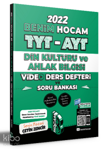 Benim Hocam 2022 TYT - AYT Din Kültürü Video Ders Defteri ve Soru Bankası