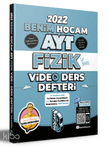 Benim Hocam Yayınları 2022 AYT Fizik Video Ders Defteri
