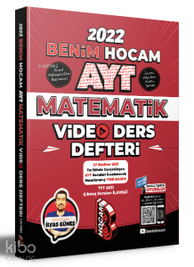 Benim Hocam Yayınları 2022 AYT Matematik Video Ders Defteri