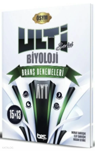 Bes Yayınları YKS AYT Biyoloji Ulti Serisi 15x13 Deneme Bes Yayınları