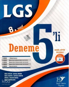 Beyin Takımı Beyin Takımı Lgs Deneme 5 Li - 2021