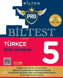 Bilfen Yayıncılık 5. Sınıf Türkçe Biltest Pro Soru Bankası