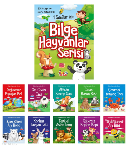 Bilge Hayvanlar Serisi;(10 Kitap+Soru Kitapçığı)