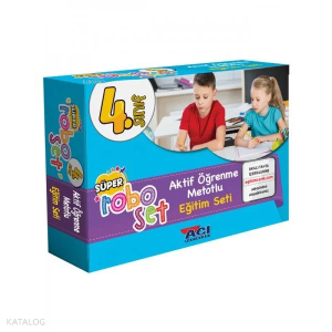 Bilgiseli Yayınları 4.Sınıf Süper Roboset Aktif Öğrenme Metotlu Eğitim Seti