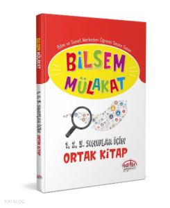 Bilsem Mülakat 1-2-3.  Sınıf İçin Ortak Kitap