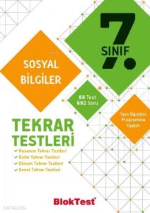 BlokTest Yayınları 7. Sınıf Sosyal Bilgiler Tekrar Testleri BlokTest 