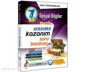 Çanta 7. Sınıf Kazanım Sosyal Bilgiler Soru Bankası