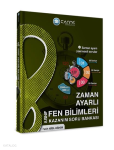 Çanta 8. Sınıf Fen Bilimleri Zaman Ayarlı Kazanım Soru Bankası