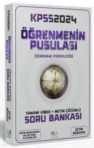 CBA Yayınları 2024 KPSS Eğitim Bilimleri Öğrenme Psikolojisinin Pusulası Soru Bankası Video Çözümlü CBA Yayınları