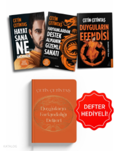 Çetin Çetintaş Kitap Seti Defter Hediyeli (3 Kitap)