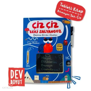 Çiz Çiz Zeki Salyangoz - Düşünme Becerileri Etkinlikleri