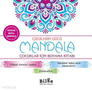 Çizgilerin Gücü - Mandala;Çocuklar İçin Boyama Kitabı