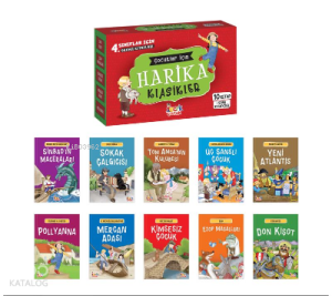Çocuklar için Harika Klasikler (10 Kitap + Soru Kitapçığı)