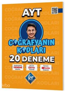 Coğrafyanın Kodları AYT Coğrafya Çözümlü 20 Deneme