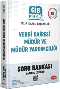Data Yayınları 2026 Vergi Dairesi Müdür Yardımcılığı Sınavı Soru Bankası (Karekod Çözümlü)