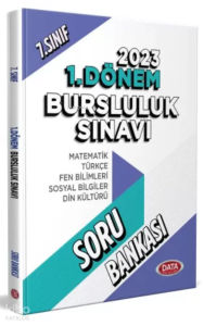 Data Yayınları 7. Sınıf 1. Dönem Bursluluk Sınavı Soru Bankası