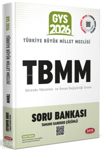 Data Yayınları Türkiye Büyük Millet Meclisi (TBMM) GYS Ortak Konular Soru Bankası