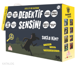 Dedektif Sensin ;(İki Set Bir Arada 8 Kitap)