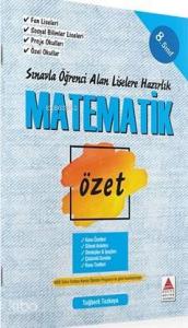 Delta Kültür Yayınları 8. Sınıf LGS Matematik Özet Liselere Hazırlık Delta Kültür 