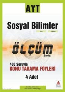 Delta Kültür Yayınları AYT Sosyal Bilimler Ölçüm Serisi Konu Tarama Föyleri Delta Kültür 