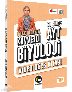 Dilek Hocayla 50 Günde AYT Biyoloji Video Ders Kitabı F10 Yayınları