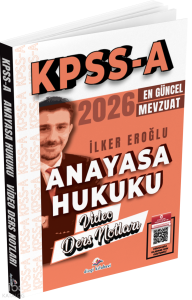 Dizgi Kitap 2026 KPSS-A Anayasa Hukuku Video Ders Notları