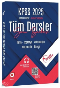 Doktrin 2025 KPSS Genel Yetenek Genel Kültür Tüm Dersler Soru Bankası Çözümlü