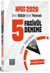 Doktrin Yayınları 2026 KPSS 5 Fasikül Deneme (Tamamı Çözümlü)