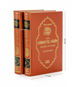 Dualı Dürretül Vaizin (2 Cilt, Takım)