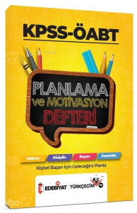Edebiyat TV KPSS - ÖABT Planlama ve Motivasyon Defteri