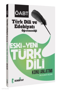 Edebiyat TV ÖABT Türk Dili ve Edebiyatı Eski ve Yeni Türk Dili Konu Anlatımı - Kuban Seçkin Edebiyat TV Yayınları