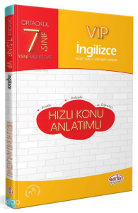 Editör 7.Sınıf Vıp İngilizce Hızlı Konu Anlatımlı