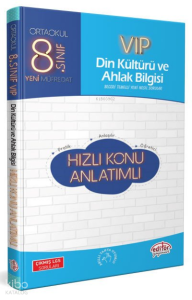 Editör 8.Sınıf Vıp Din Kültürü ve Ahlak Bilgisi Hızlı Kon