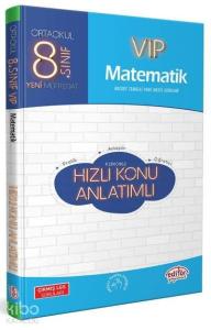 Editör 8.Sınıf Vıp Matematik Hızlı Konu Anlatımlı