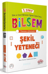 Editör Yayınları 3. Sınıf Bilsem Şekil Yeteneği Soru Bankası