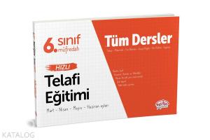 Editör Yayınları 6. Sınıf Tüm Dersler Hızlı Telafi Eğitimi Editör 