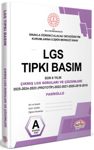 Editör Yayınları LGS Tıpkı Basım Çıkmış Sorular ve Çözümleri