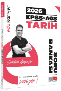 Edu Kariyer 2026 KPSS-AGS Tarih Video Çözümlü Soru Bankası