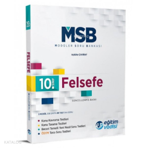 Eğitim Vadisi 10.Moduler Sb Felsefe