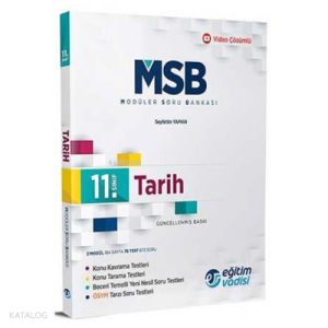 Eğitim Vadisi  11.Moduler Sb. Tarıh