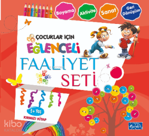 Eğlenceli Faaliyet Seti Kırmızı Kitap – 5 Yaş Üzeri