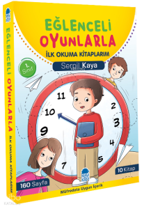 Eğlenceli Oyunlarla İlk Okuma Kitaplarım Set (10 Kitap)