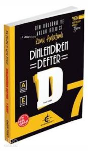 Eker Test Yayınları 7. Sınıf Din Kültürü ve Ahlak Bilgisi Dinlendiren Defter Eker Test 