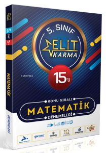 Elit Karma 5. Sınıf Matematik Konu Sıralı 15 li Deneme