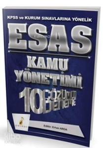 Esas Kamu Yönetimi 10 Çözümlü Deneme KPSS ve Kurum Sınavlarına Yönelik