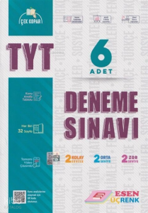 Esen - Üçrenk Tyt 6' Lı Deneme Seti (Kolay-Orta-Zor)