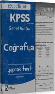 Evveliyat Kpss Genel Kültür Coğrafya Yaprak Test; Çek Kopar