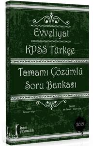 Evveliyat KPSS Türkçe Tamamı Çözümlü Soru Bankası