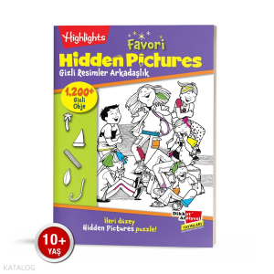 Favori Hidden Pictures - Arkadaşlık Puzzle (Tek Kitap)
