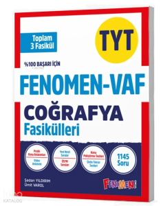 Fenomen - Vaf TYT Coğrafya Fasikül Seti (1-2-3.Fasikül)